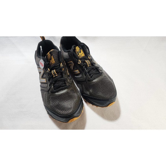 new balance 412 v3 men's trail running shoes black/brown and yellow size-8 - Picture 7 of 8